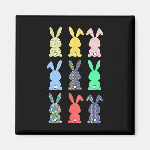 Happy Ostertag Niedlich Bunny Rabbit Lover Kids Bo Magnet
