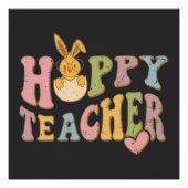 Happy Ostertag - Ostereier Funny Poster (Vorderseite)