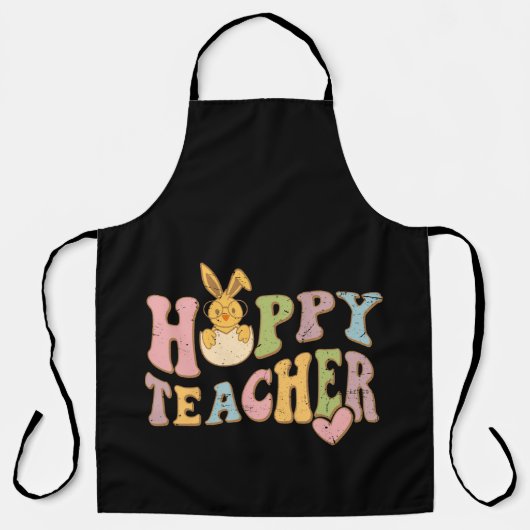 Happy Ostertag - Ostereier Funny Schürze (Vorderseite)