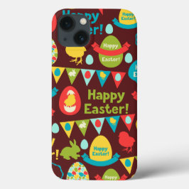 Happy Ostertag - Pattern Bunny und Eier Ostern Case-Mate iPhone Hülle