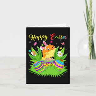 Happy Ostertag Puffer Fisch Spaß Ostern Bunny Eggs Karte