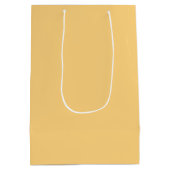 Happy Ostertext mit sonniger Orange Mittlere Geschenktüte (Rückseite)