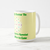 Happy Ostertochter-Schwiegertochter-Tasse Kaffeetasse (VorderseiteRechts)