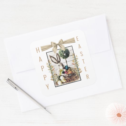 Happy Osterurlaub Sticker - Platz (Umschlag)