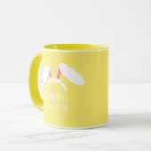 Happy Osterweiße, sonnige Ohren Tasse (Vorderseite Links)