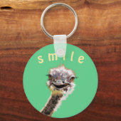 Happy Ostrich Schlüsselanhänger (Vorderseite)