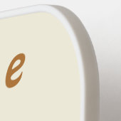 Happy Ostrich Smile Pickleball Paddle Funny (Linke Seite)