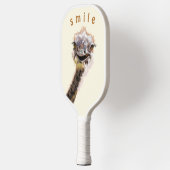Happy Ostrich Smile Pickleball Paddle Funny (Links)