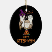 Happy Otter Ween Witch Lazy Halloween Kostüm Anim Keramik Ornament (Rechts)