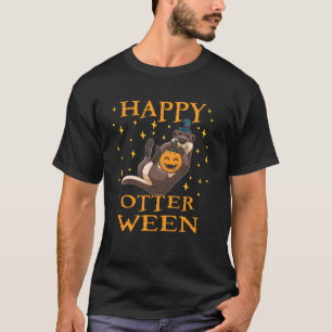 Happy Otterween Niedlich Sea Otter Halloween Kostü T-Shirt
