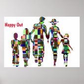 Happy Out Poster (Vorne)