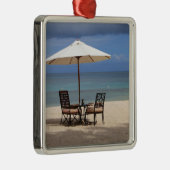 Happy Out Silbernes Ornament (Rechts)