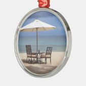 Happy Out Silbernes Ornament (Links)