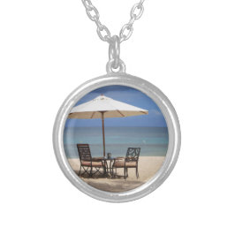 Happy Out Versilberte Kette