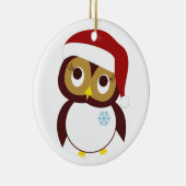 Happy Owl Idays Keramikornament (Rechts)