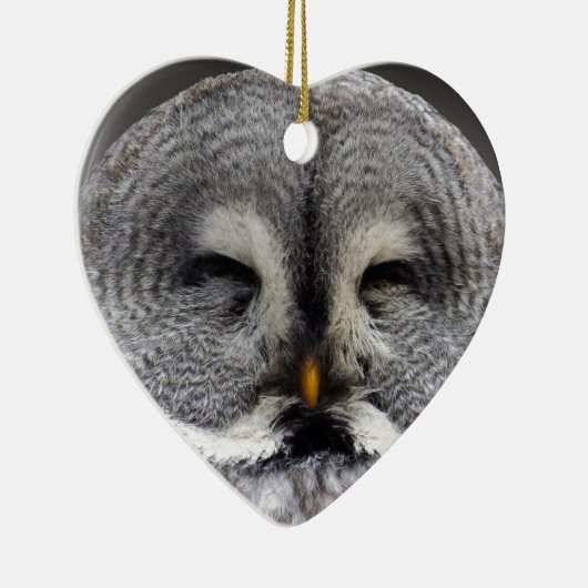 Happy Owl Keramik Ornament (Rechts)