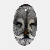 Happy Owl Keramik Ornament (Rechts)