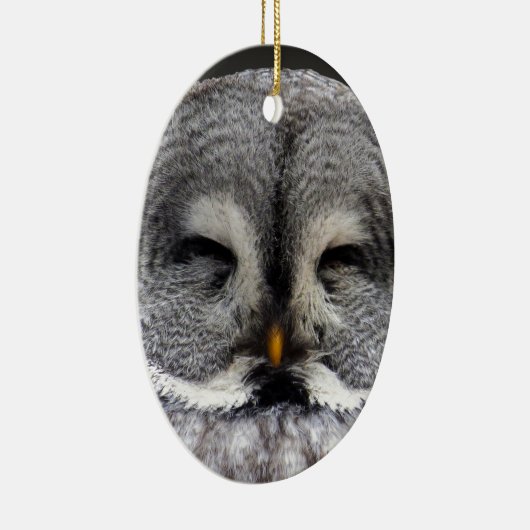 Happy Owl Keramik Ornament (Rechts)