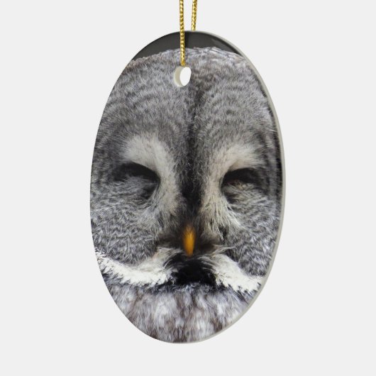 Happy Owl Keramik Ornament (Links)