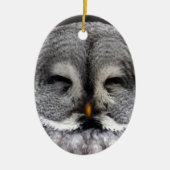 Happy Owl Keramik Ornament (Vorne)