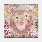 Happy Owl Magnet (Vorne)