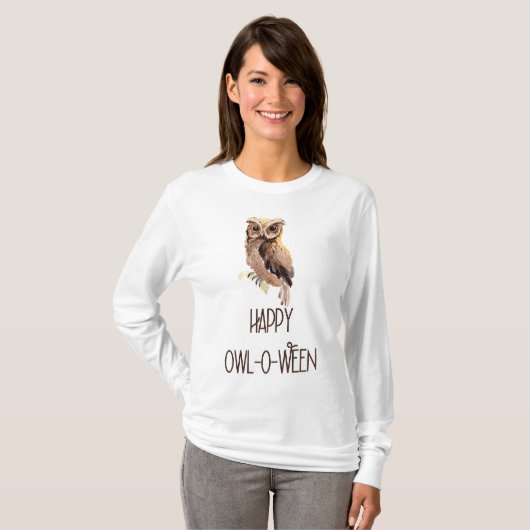 Happy Owl-O-Ween-T - Shirt (Vorne ganz)