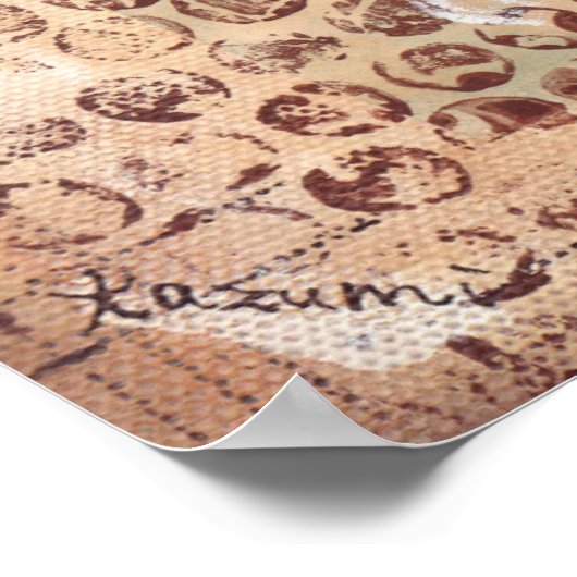 Happy Owl Poster (Ecke)