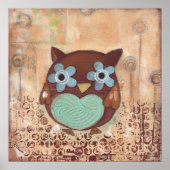 Happy Owl Poster (Vorne)