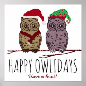 Happy Owlidays, Festival Poster (Vorne)