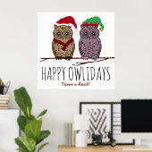 Happy Owlidays, Festival Poster (Heimbüro)
