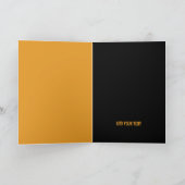 Happy Owloween, Halloween Karte (Innenseite)