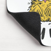 Happy Owly Days Funny Santa Owl Mousepad (Ecke)