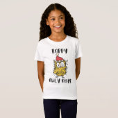 Happy Owly Days Funny Santa Owl T-Shirt (Vorne ganz)