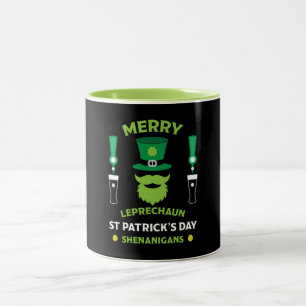 Happy Pádraig Patrick's Day März 17 Zweifarbige Tasse