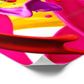 Happy Paint Spritzer Poster (Ecke)