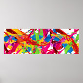 Happy Paint Spritzer Poster (Vorne)