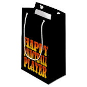 Happy Paintball Player Kleine Geschenktüte (Vorderseite Schrägansicht)