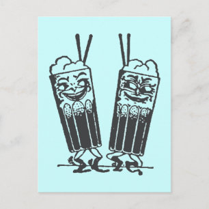 Happy Pair von Sodas Postkarte