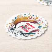 Happy Paly Flame Untersetzer (angewinkelt)