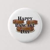 Happy Pancake Day Button (Vorderseite)