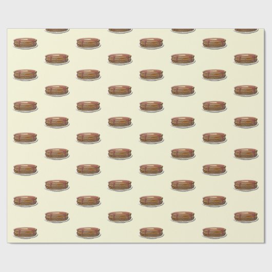 Happy Pancake Day Geschenkpapier (Flach)