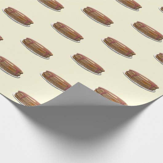 Happy Pancake Day Geschenkpapier (Ecke)