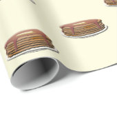 Happy Pancake Day Geschenkpapier (Rolleneckpunkt)