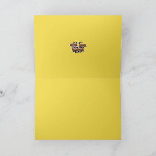 Happy Pancake Day Karte (Innenseite)