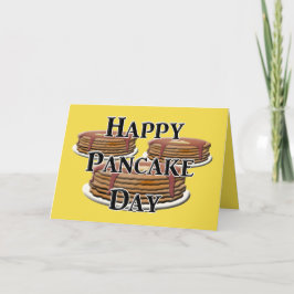 Happy Pancake Day Karte