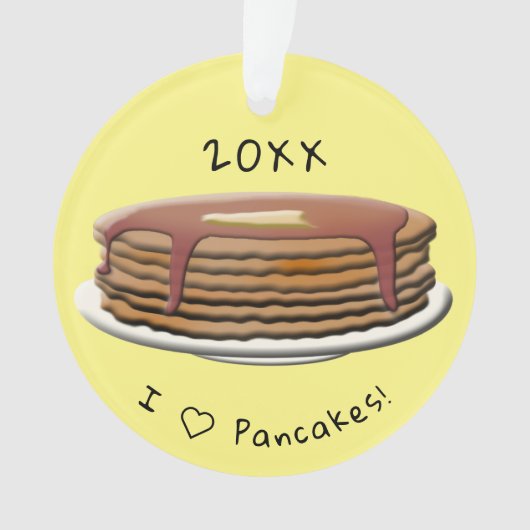 Happy Pancake Day Ornament (Vorderseite)