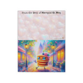 Happy Pancake Notepad Notizblock (Rotiert)