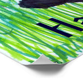 Happy Panda 16x23 Poster (Ecke)