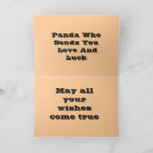 Happy Panda Mother`s Day Karte (Innenseite)