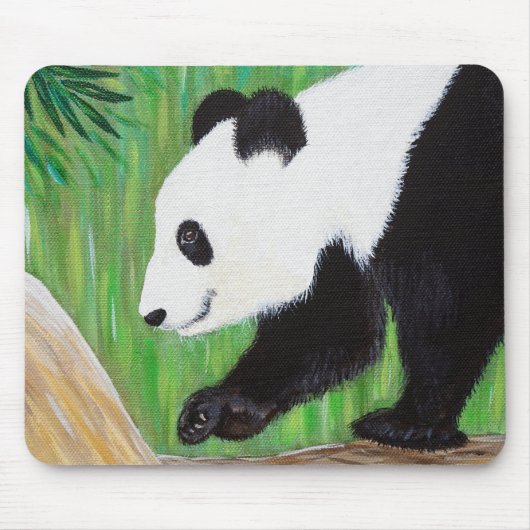 Happy Panda Painting Mouse Pad Mousepad (Vorne)